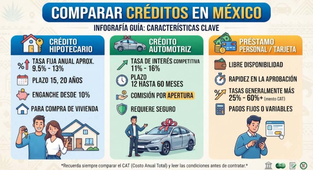 Comparar créditos en México